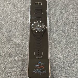 Miami Marlins Logo Sports Watch - NEW